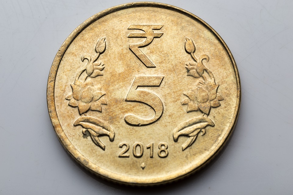 indická mince